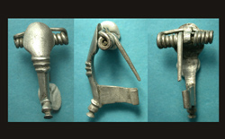 Brooch, Kraftig Profilierte, Child's, Silver, ca. 1st Cent. AD